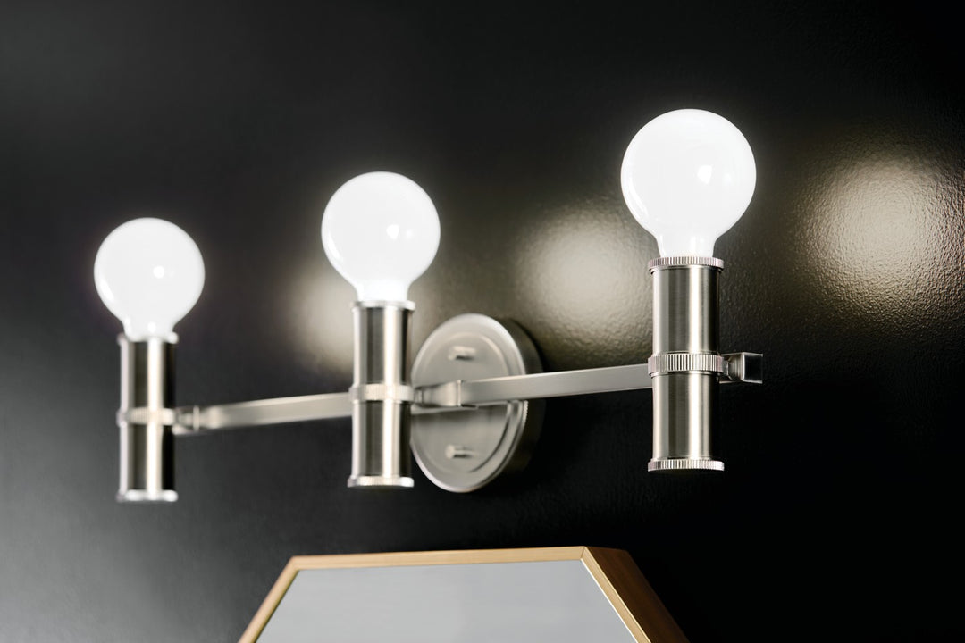 Kichler Canada - 55157NI - Three Light Bath - Torche - Brushed Nickel