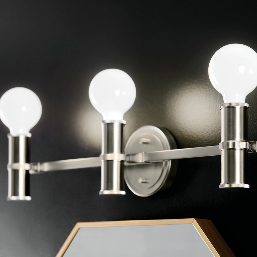 Kichler Canada - 55157NI - Three Light Bath - Torche - Brushed Nickel