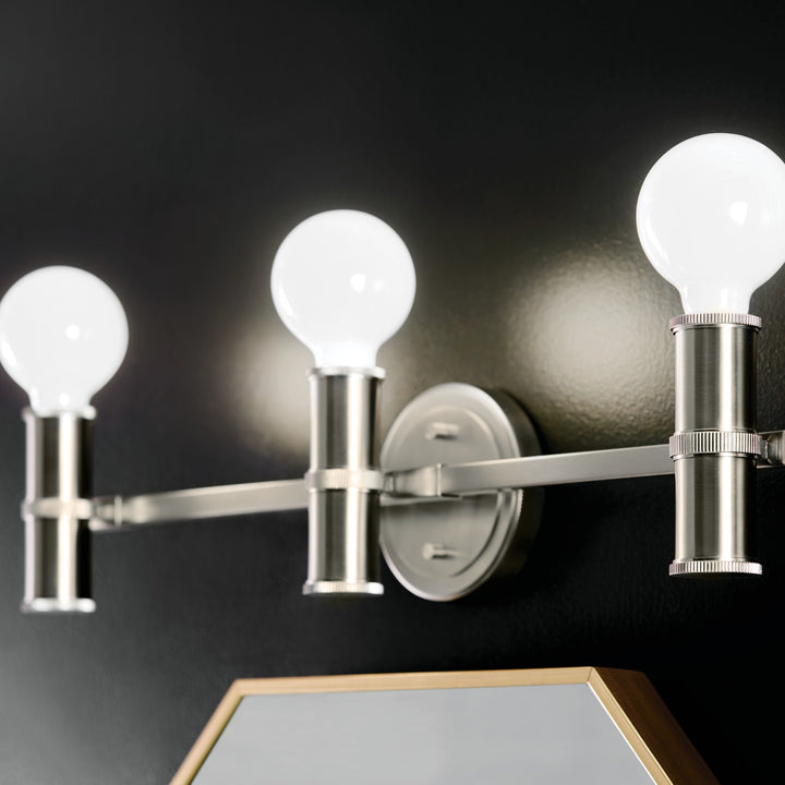 Kichler Canada - 55157NI - Three Light Bath - Torche - Brushed Nickel