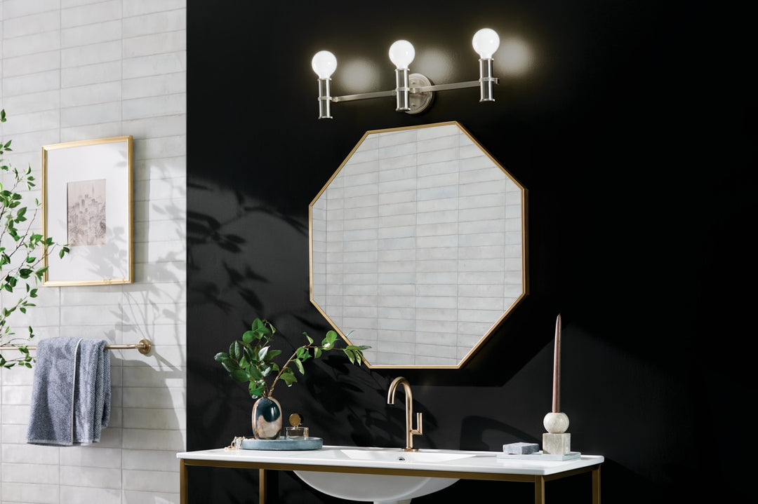 Kichler Canada - 55157NI - Three Light Bath - Torche - Brushed Nickel