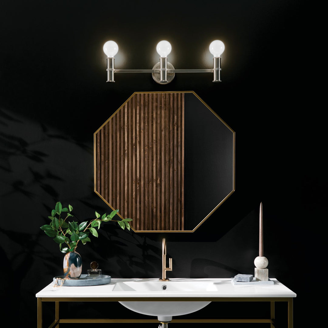 Kichler Canada - 55157NI - Three Light Bath - Torche - Brushed Nickel