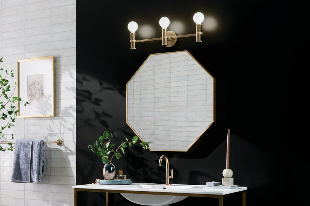 Kichler Canada - 55157CPZ - Three Light Bath - Torche - Champagne Bronze