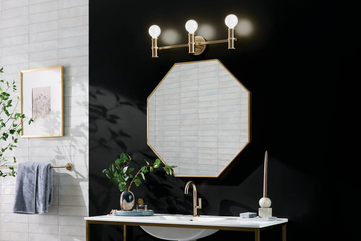Kichler Canada - 55157CPZ - Three Light Bath - Torche - Champagne Bronze