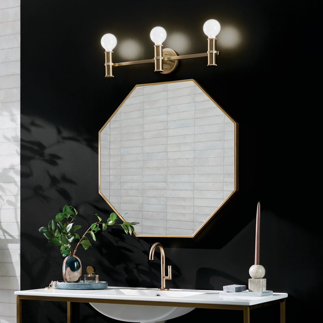 Kichler Canada - 55157CPZ - Three Light Bath - Torche - Champagne Bronze