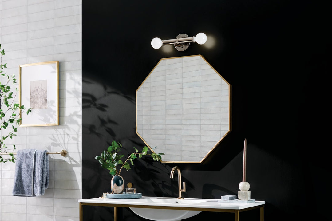 Kichler Canada - 55159PN - Two Light Wall Sconce - Torche - Polished Nickel
