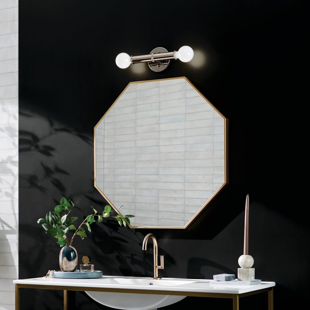 Kichler Canada - 55159PN - Two Light Wall Sconce - Torche - Polished Nickel