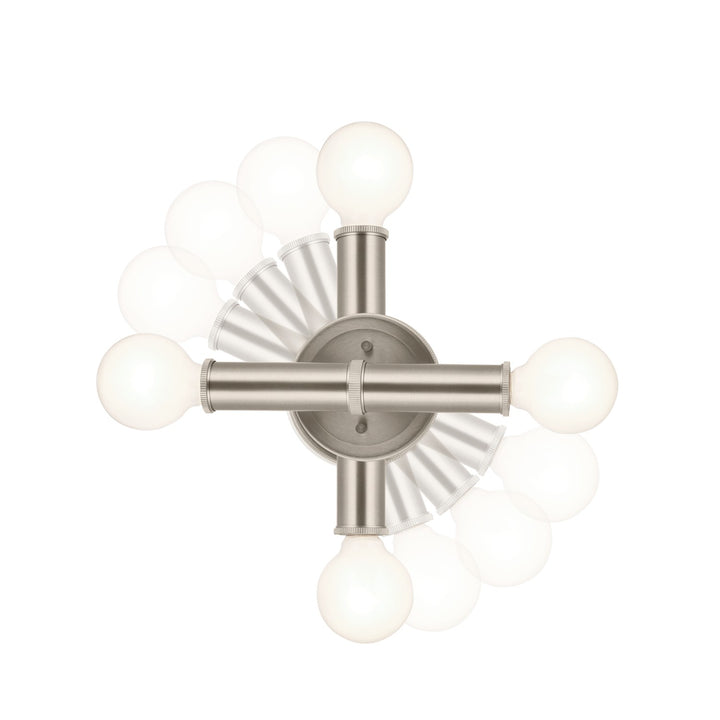 Kichler Canada - 55159NI - Two Light Wall Sconce - Torche - Brushed Nickel