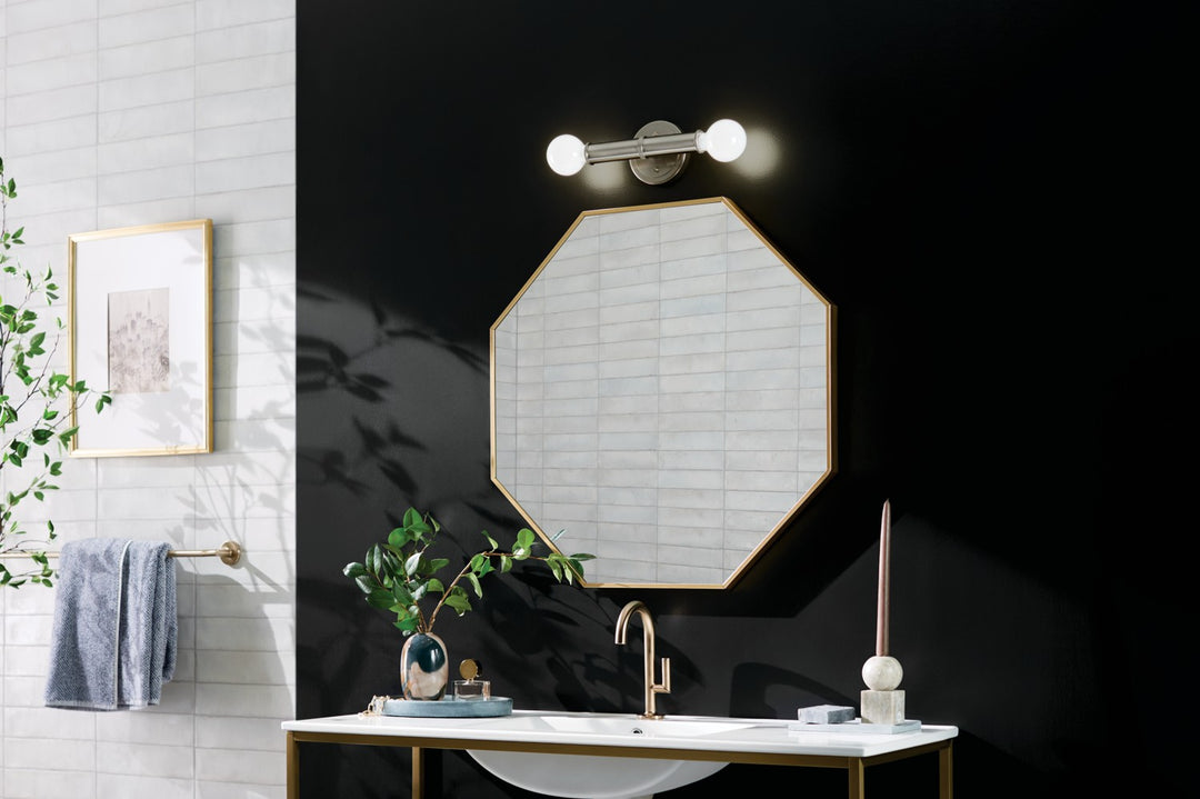 Kichler Canada - 55159NI - Two Light Wall Sconce - Torche - Brushed Nickel