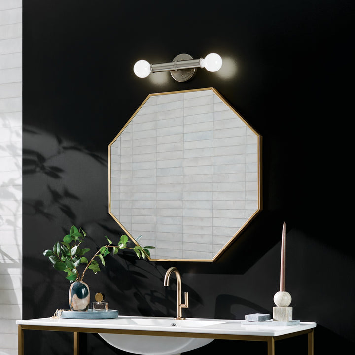 Kichler Canada - 55159NI - Two Light Wall Sconce - Torche - Brushed Nickel