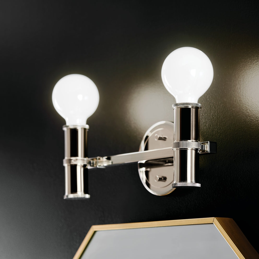 Kichler Canada - 55158PN - Two Light Bath - Torche - Polished Nickel