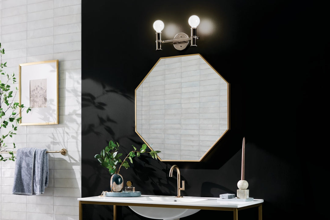 Kichler Canada - 55158PN - Two Light Bath - Torche - Polished Nickel