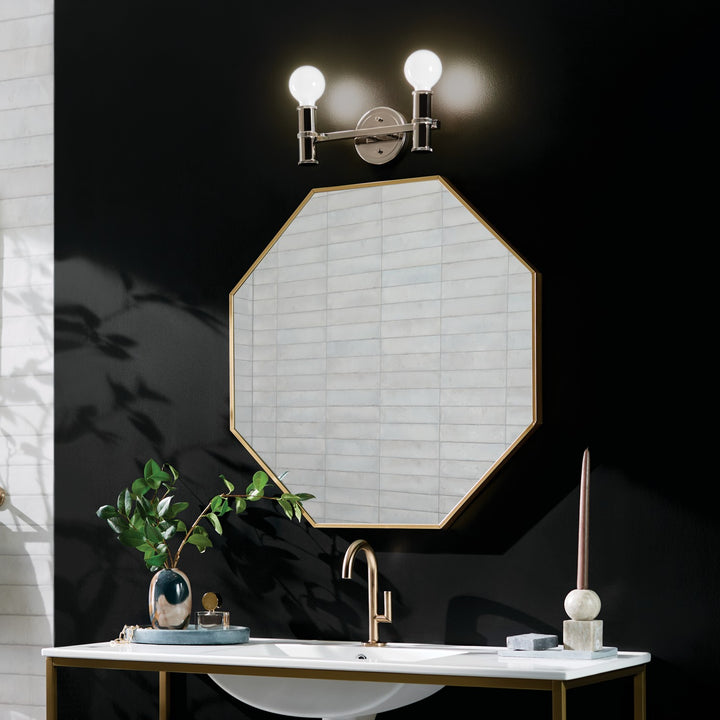 Kichler Canada - 55158PN - Two Light Bath - Torche - Polished Nickel