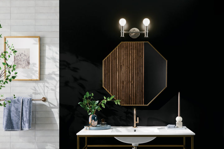 Kichler Canada - 55158NI - Two Light Bath - Torche - Brushed Nickel