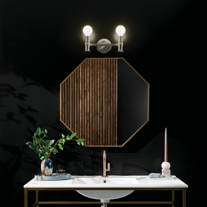 Kichler Canada - 55158NI - Two Light Bath - Torche - Brushed Nickel