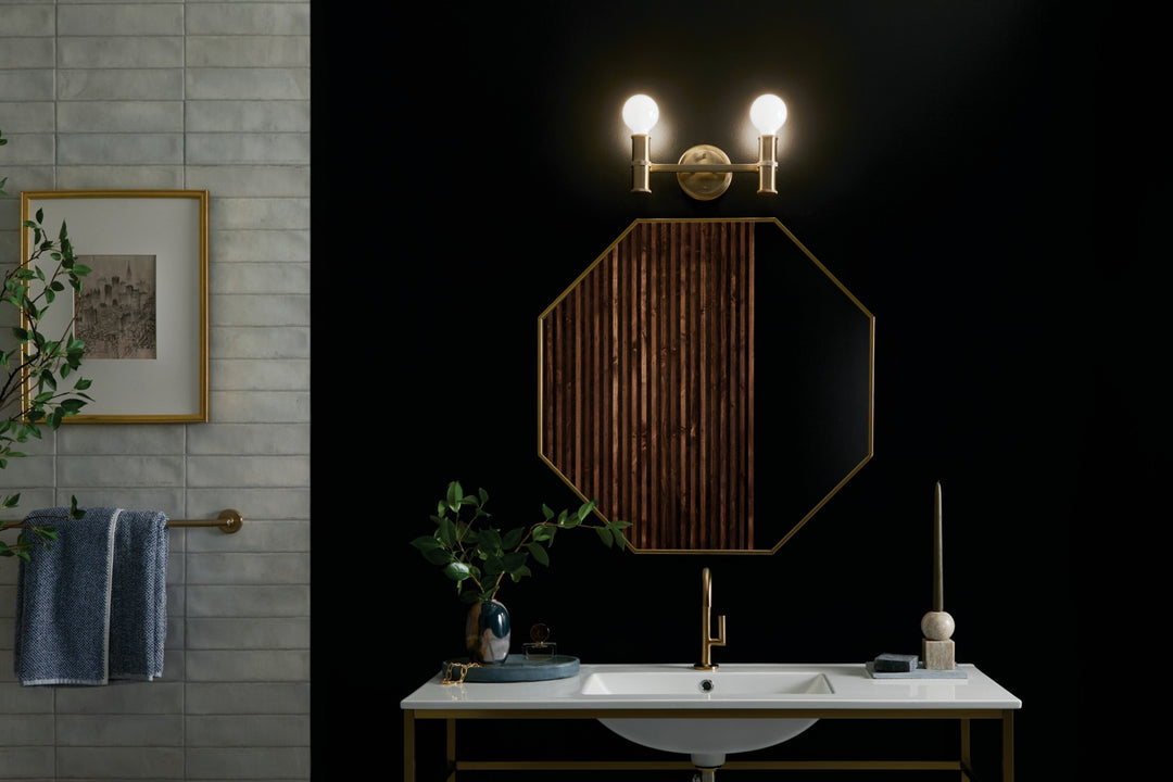 Kichler Canada - 55158CPZ - Two Light Bath - Torche - Champagne Bronze