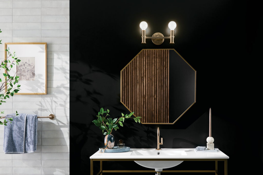 Kichler Canada - 55158CPZ - Two Light Bath - Torche - Champagne Bronze
