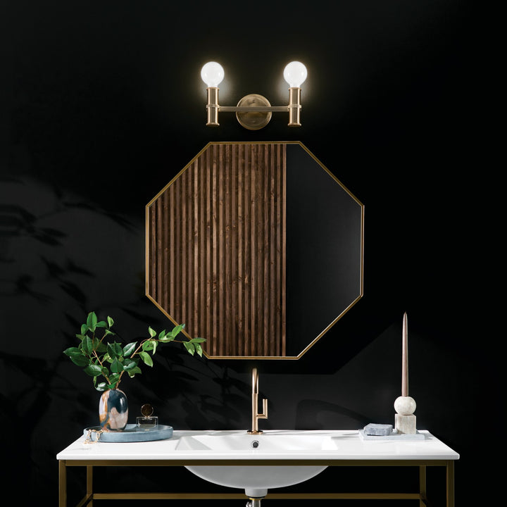 Kichler Canada - 55158CPZ - Two Light Bath - Torche - Champagne Bronze