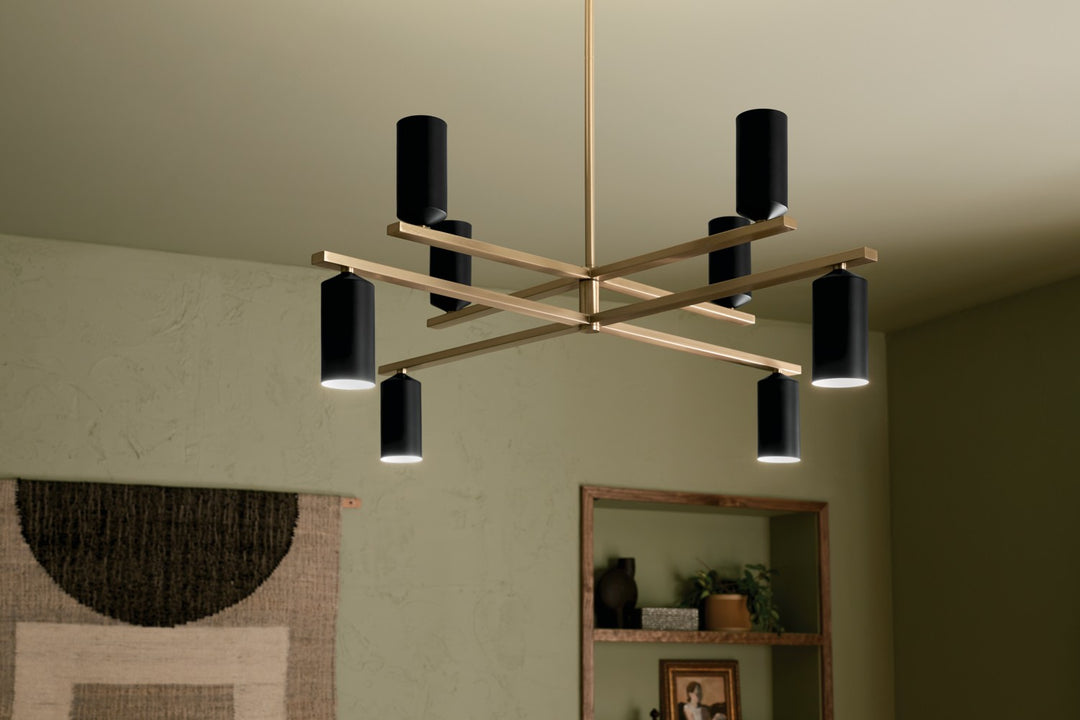 Kichler Canada - 52532CPZBK - LED Chandelier - Gala - Champagne Bronze