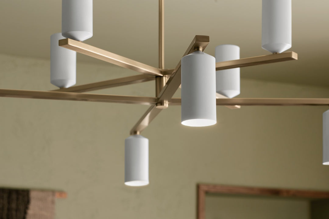 Kichler Canada - 52532CPZWH - LED Chandelier - Gala - Champagne Bronze