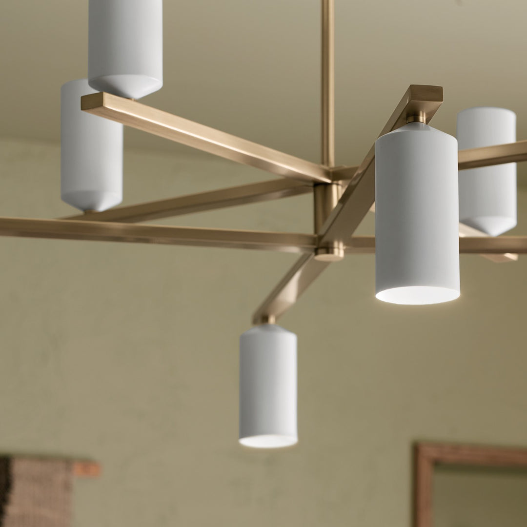 Kichler Canada - 52532CPZWH - LED Chandelier - Gala - Champagne Bronze