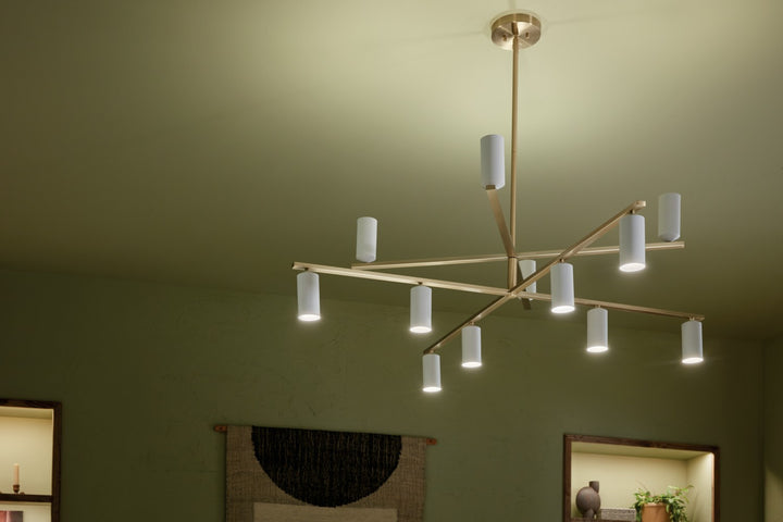Kichler Canada - 52533CPZWH - LED Chandelier - Gala - Champagne Bronze
