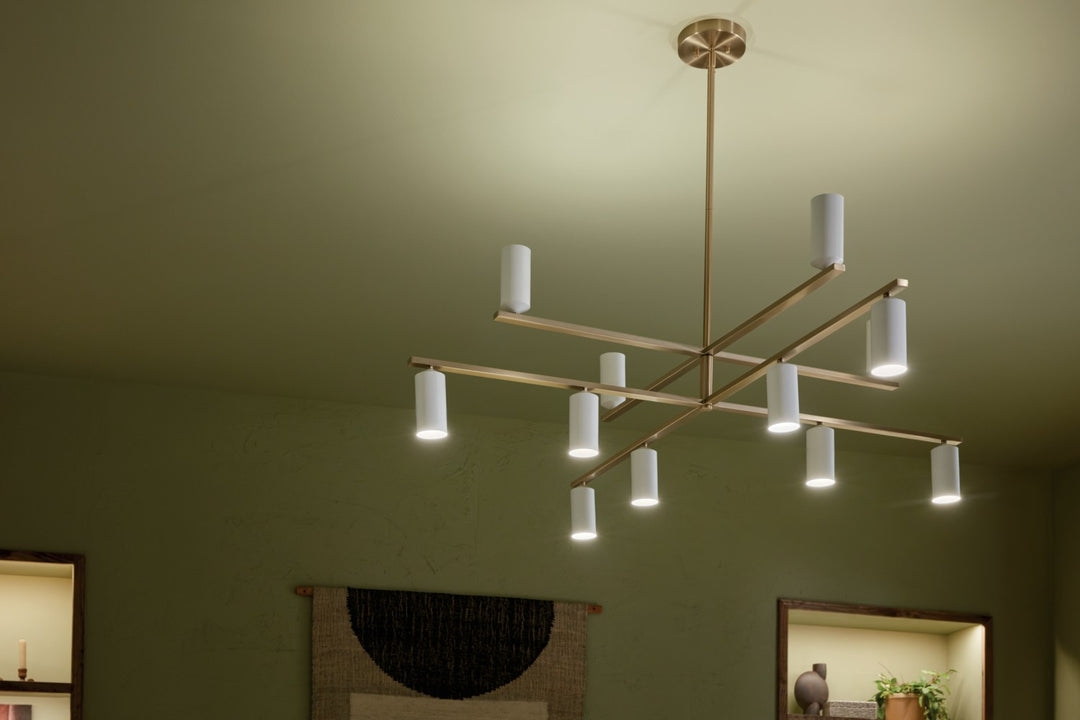 Kichler Canada - 52533CPZWH - LED Chandelier - Gala - Champagne Bronze