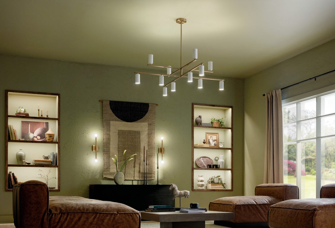 Kichler Canada - 52533CPZWH - LED Chandelier - Gala - Champagne Bronze