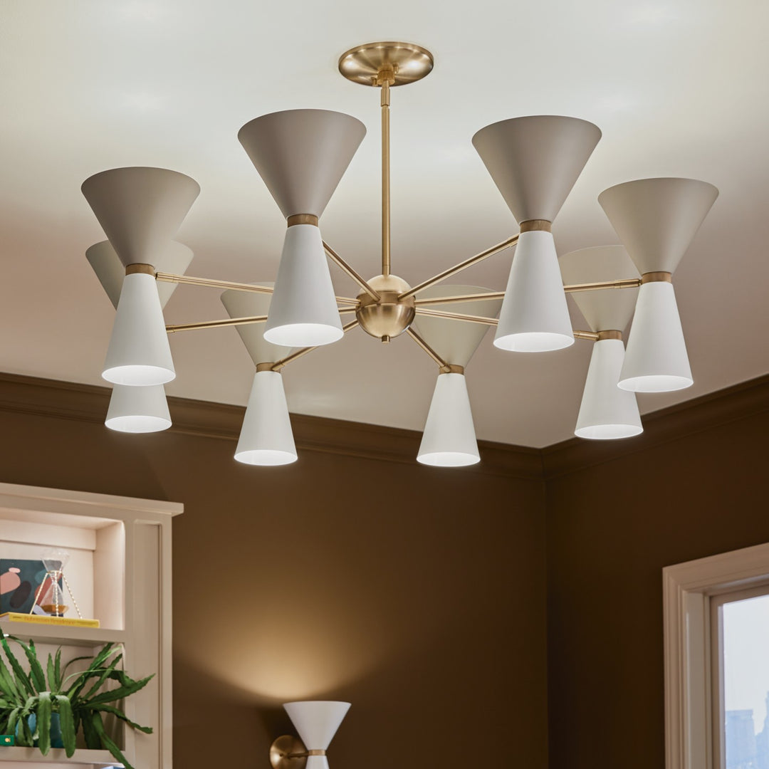 Kichler Canada - 52533CPZWH - LED Chandelier - Gala - Champagne Bronze