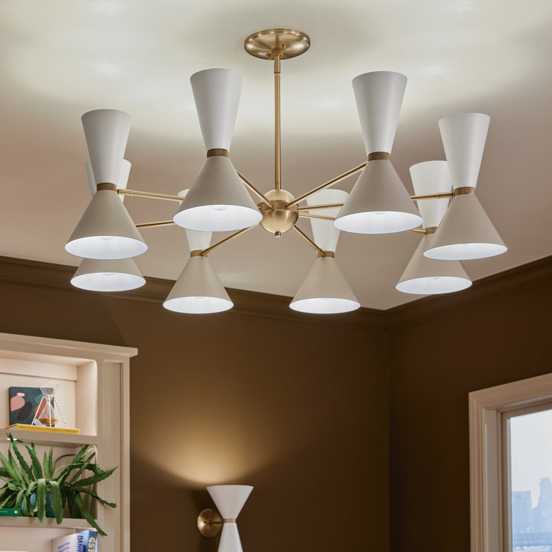 Kichler Canada - 52533CPZWH - LED Chandelier - Gala - Champagne Bronze
