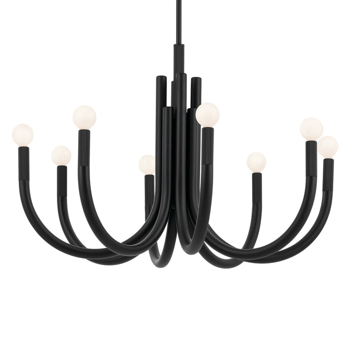 Kichler Canada - 52550BK - Eight Light Chandelier - Odensa - Black