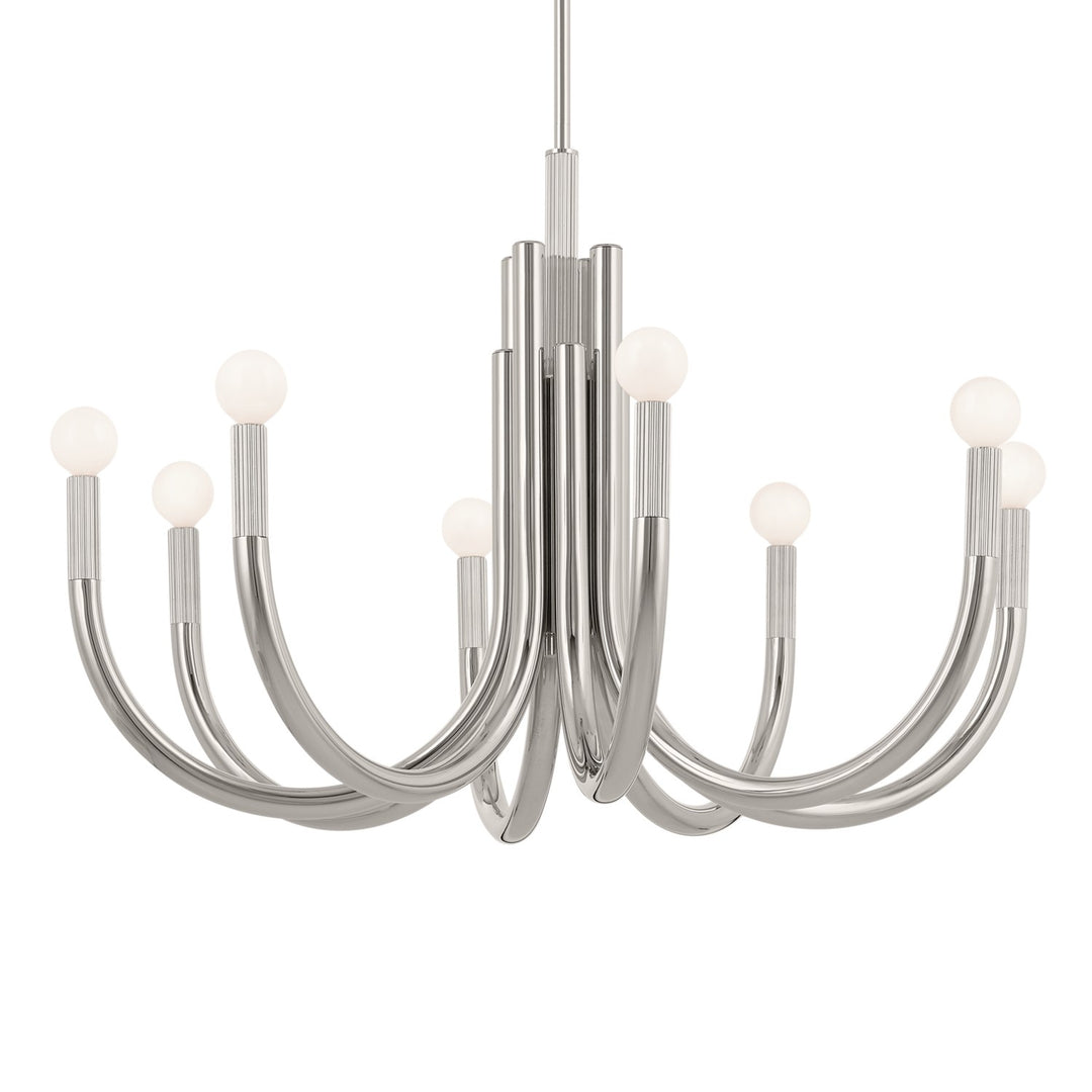 Kichler Canada - 52550PN - Eight Light Chandelier - Odensa - Polished Nickel