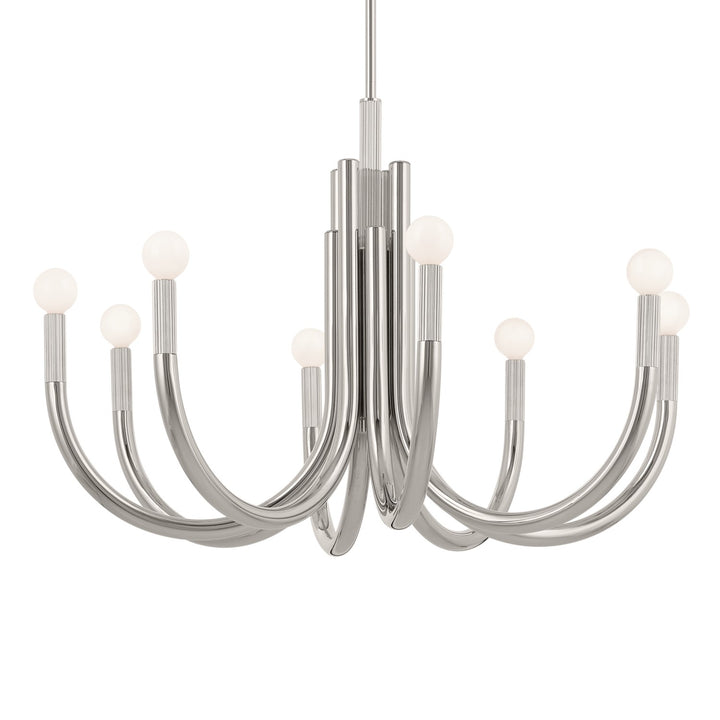 Kichler Canada - 52550PN - Eight Light Chandelier - Odensa - Polished Nickel
