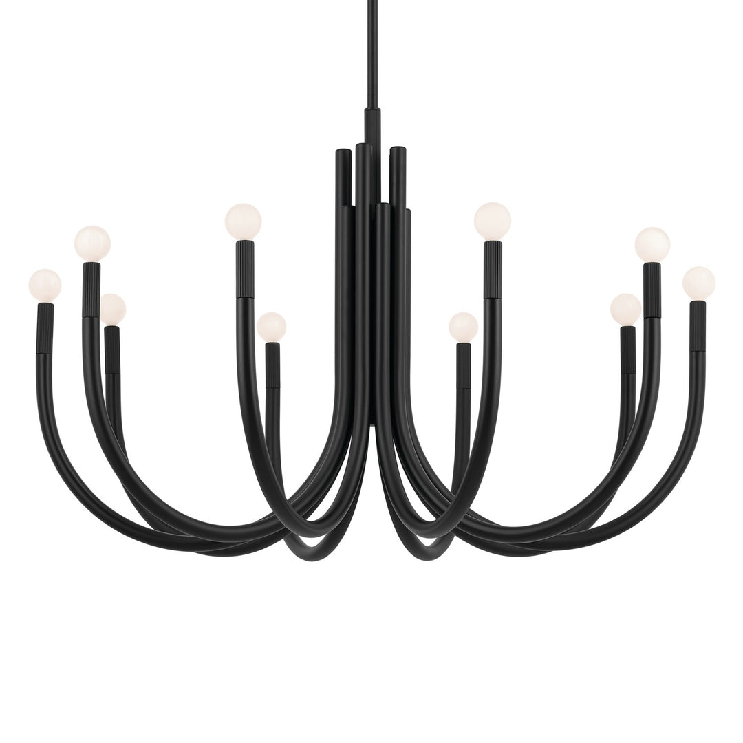 Kichler Canada - 52551BK - Ten Light Chandelier - Odensa - Black