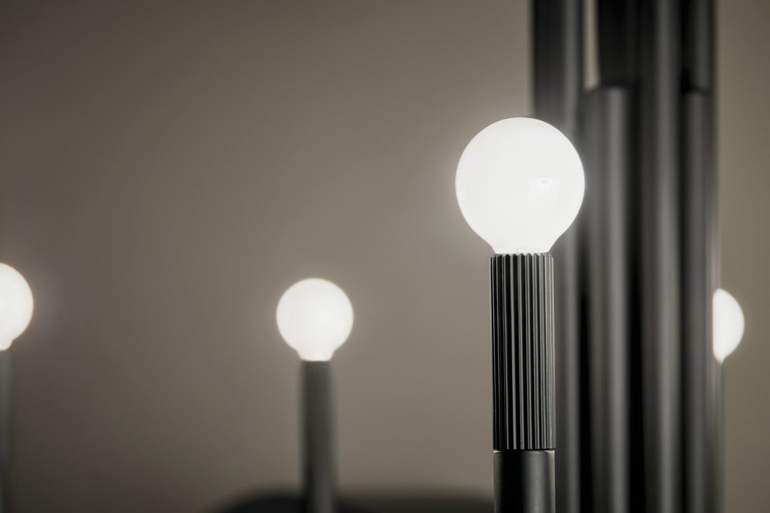 Kichler Canada - 52551BK - Ten Light Chandelier - Odensa - Black