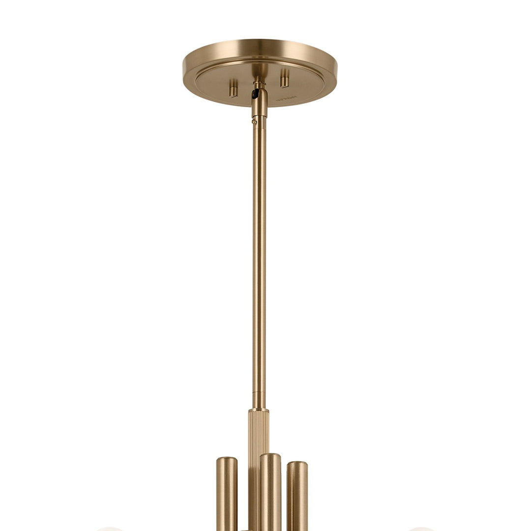 Kichler Canada - 52551CPZ - Ten Light Chandelier - Odensa - Champagne Bronze