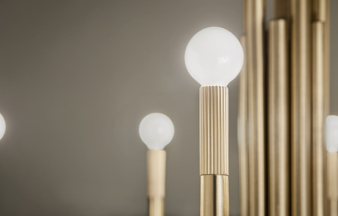 Kichler Canada - 52551CPZ - Ten Light Chandelier - Odensa - Champagne Bronze