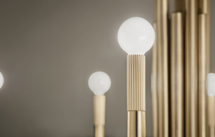 Kichler Canada - 52551CPZ - Ten Light Chandelier - Odensa - Champagne Bronze