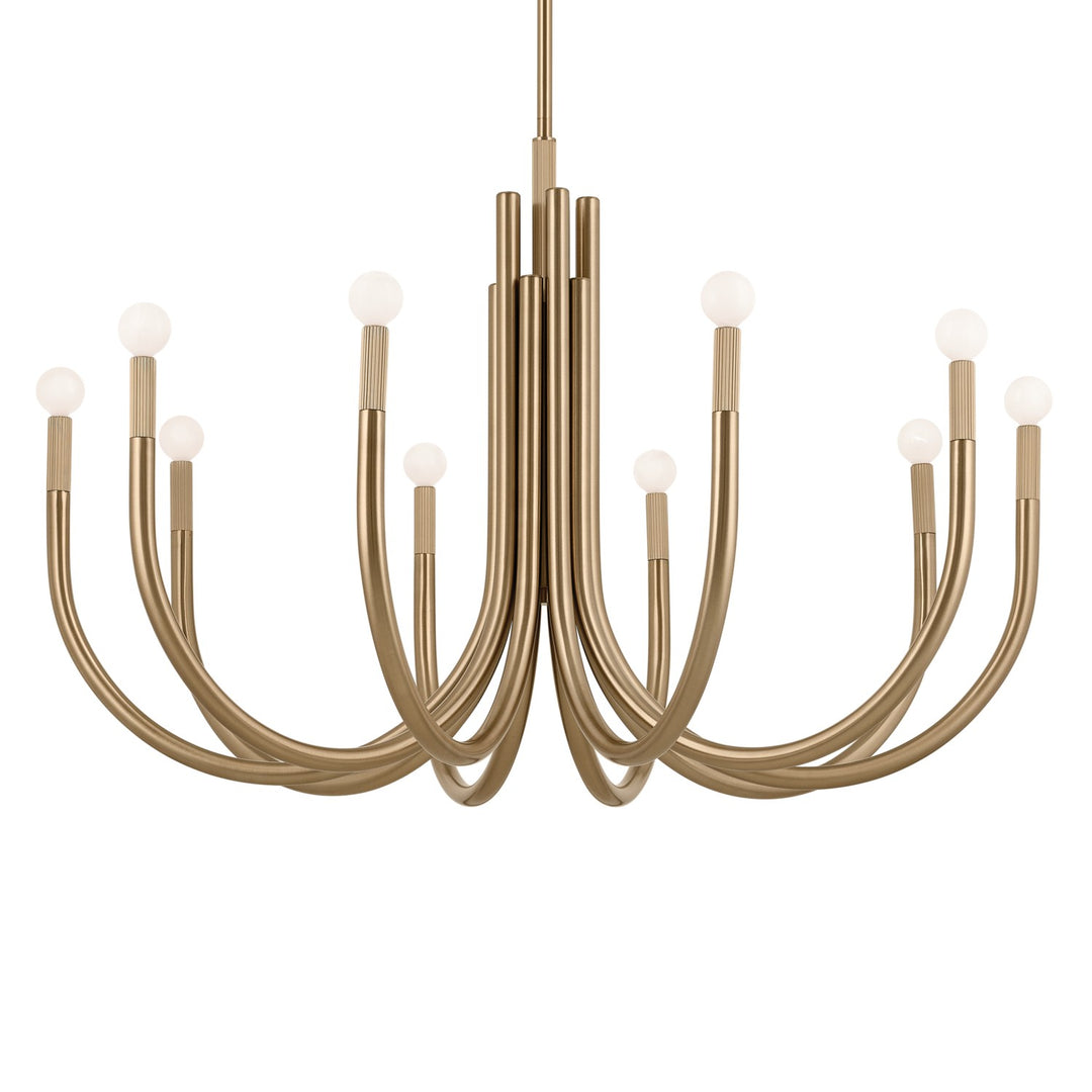 Kichler Canada - 52551CPZ - Ten Light Chandelier - Odensa - Champagne Bronze