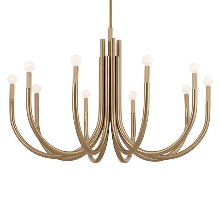 Kichler Canada - 52551CPZ - Ten Light Chandelier - Odensa - Champagne Bronze