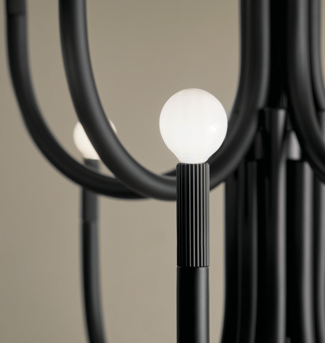 Kichler Canada - 52552BK - 15 Light Chandelier - Odensa - Black