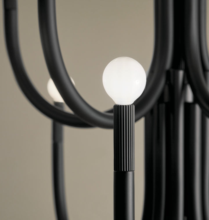 Kichler Canada - 52552BK - 15 Light Chandelier - Odensa - Black