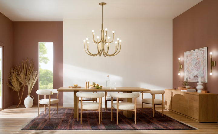 Kichler Canada - 52552CPZ - 15 Light Chandelier - Odensa - Champagne Bronze