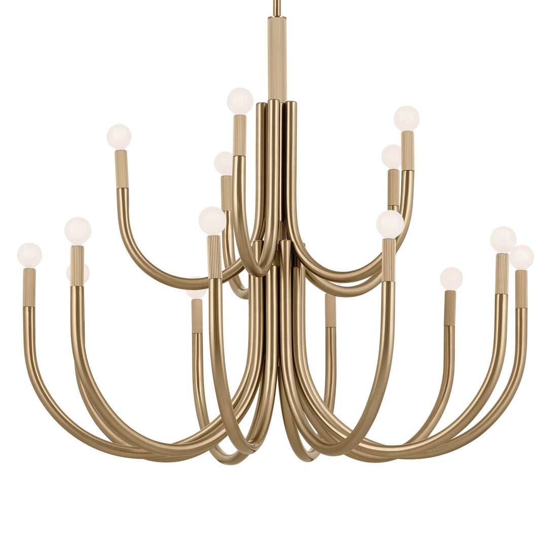 Kichler Canada - 52552CPZ - 15 Light Chandelier - Odensa - Champagne Bronze