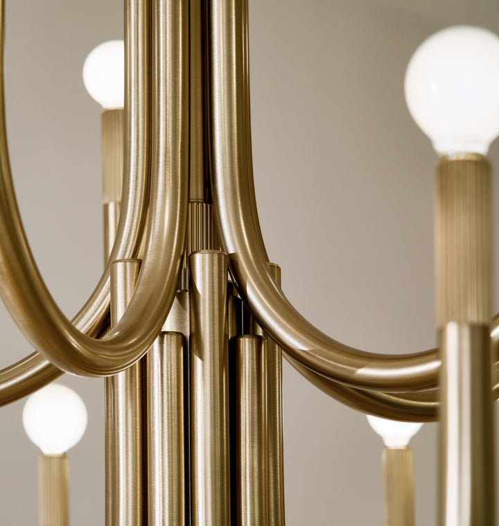 Kichler Canada - 52552CPZ - 15 Light Chandelier - Odensa - Champagne Bronze