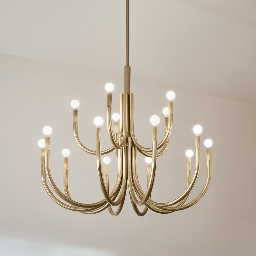 Kichler Canada - 52552CPZ - 15 Light Chandelier - Odensa - Champagne Bronze