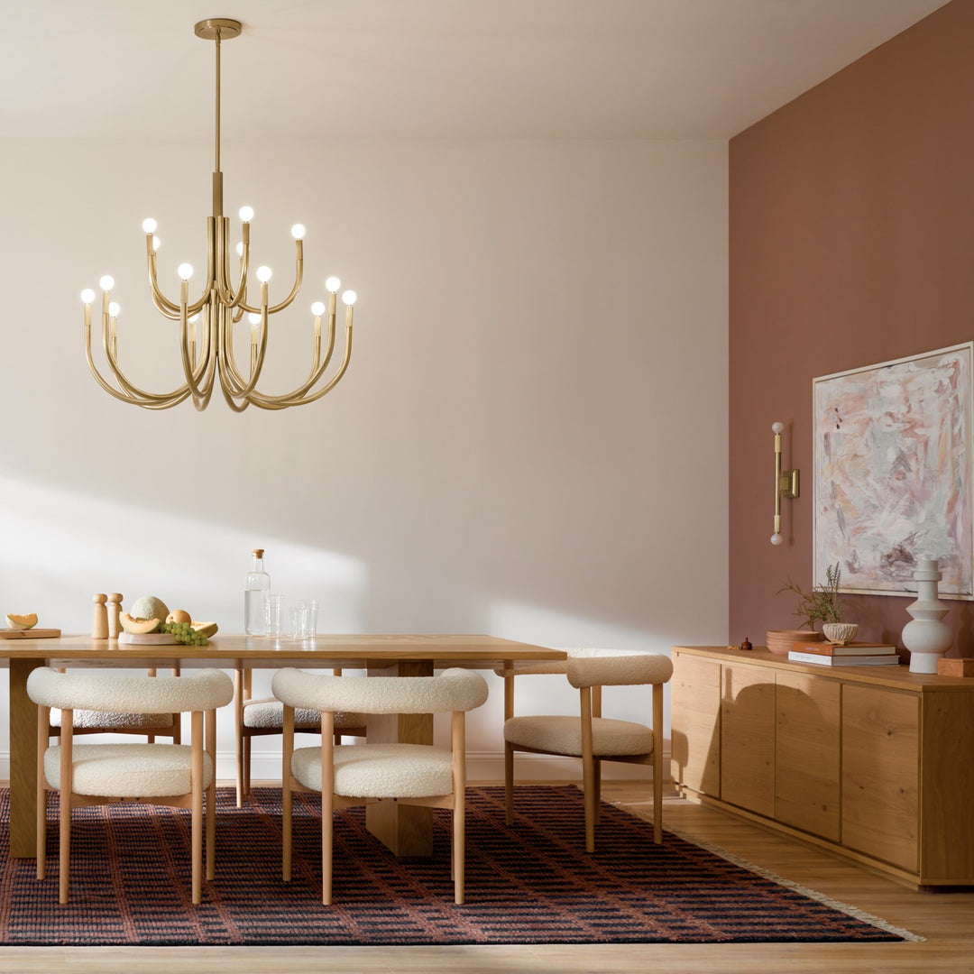 Kichler Canada - 52552CPZ - 15 Light Chandelier - Odensa - Champagne Bronze