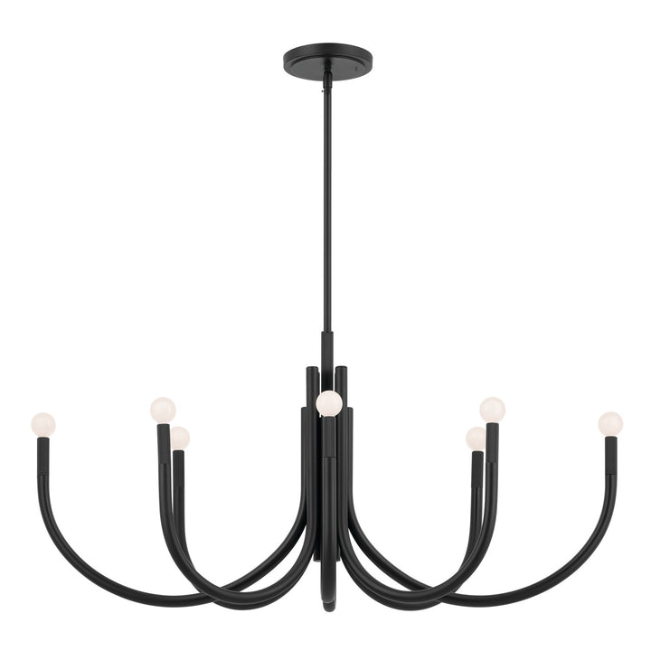 Kichler Canada - 52553BK - Eight Light Chandelier - Odensa - Black