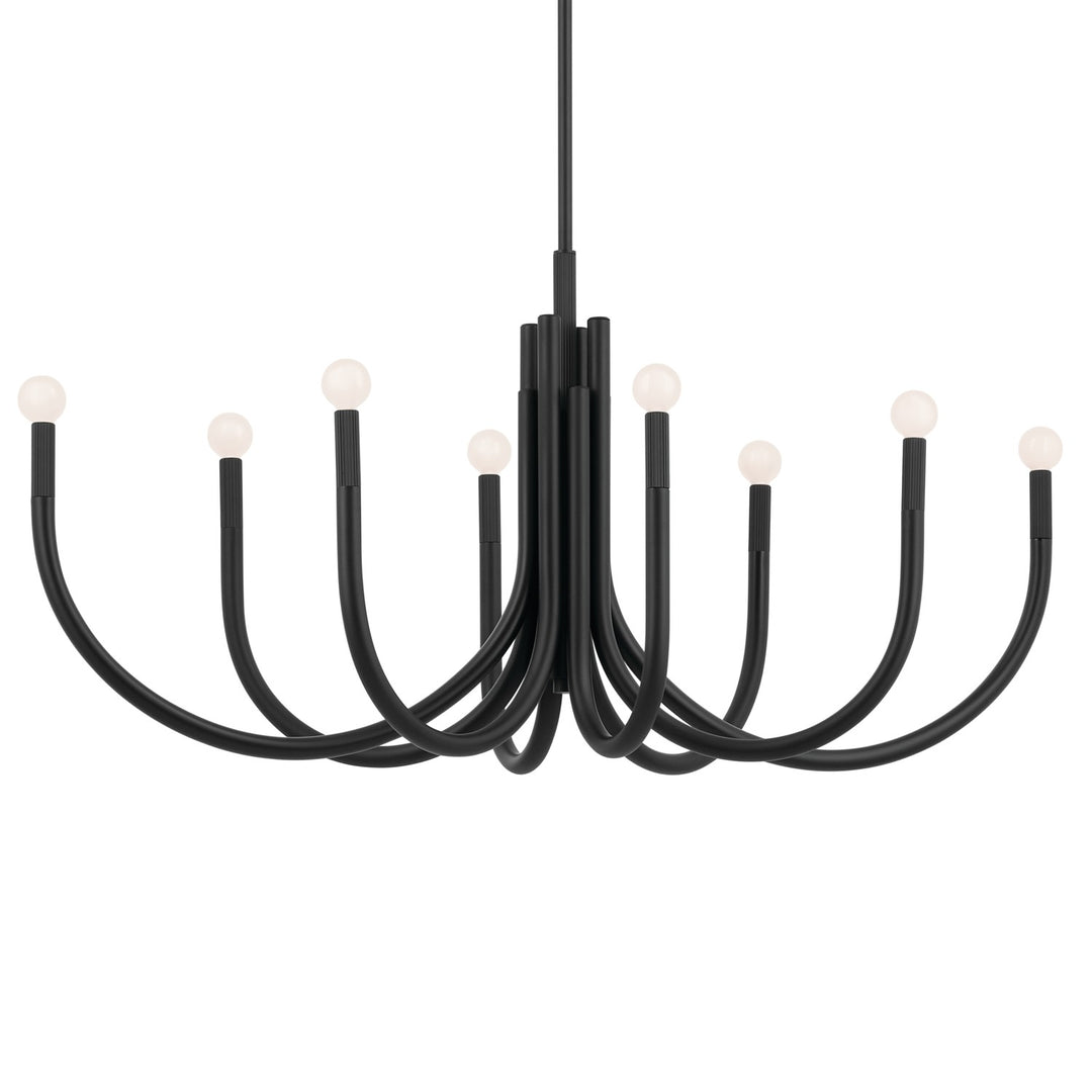Kichler Canada - 52553BK - Eight Light Chandelier - Odensa - Black