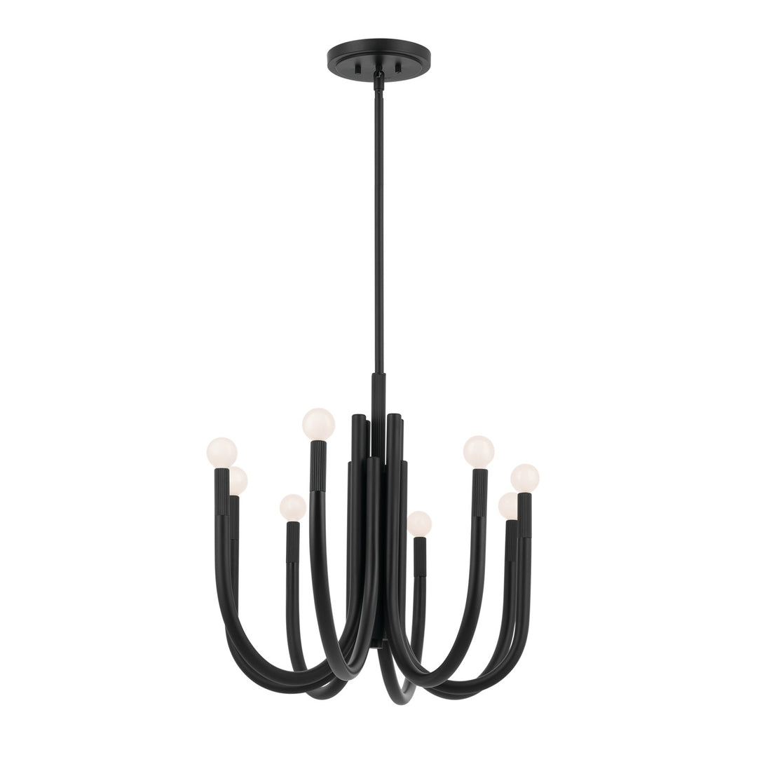 Kichler Canada - 52553BK - Eight Light Chandelier - Odensa - Black