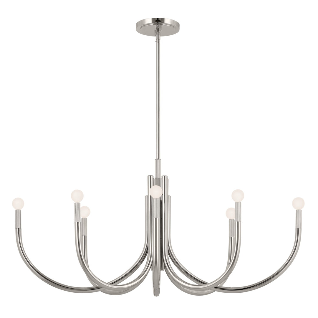 Kichler Canada - 52553PN - Eight Light Chandelier - Odensa - Polished Nickel